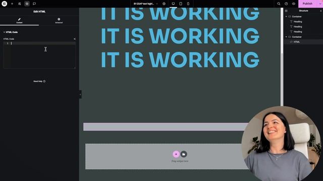 HIGHLIGHT TEXT ON SCROLL WITH GSAP - Elementor Wordpress Tutorial Flex Container смотреть онлайн