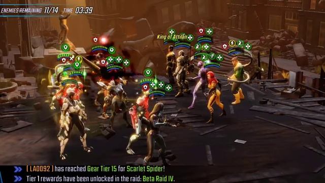 MSF Doom Raid 1.0 Boss Tech node FAIL w Minn Erva, Shuri, Dr Octopus, Kestrel, Ultron no Dr Doom смотреть онлайн