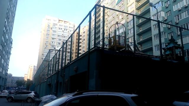 Газоны около новостроек в Самаре ( папоротники, каштаны и др.) смотреть онлайн