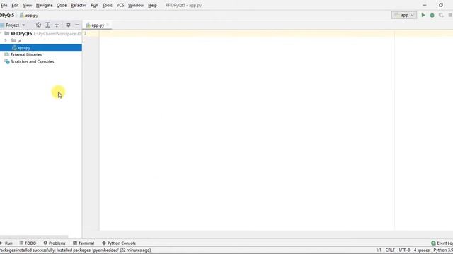 Designing UI based application for RFID Module in Python PyQt5 | Rocket Systems смотреть онлайн