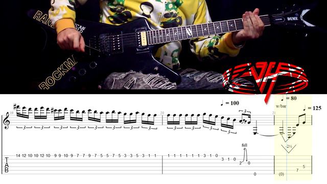 Van Halen - Eruption. Guitar Tabs. смотреть онлайн