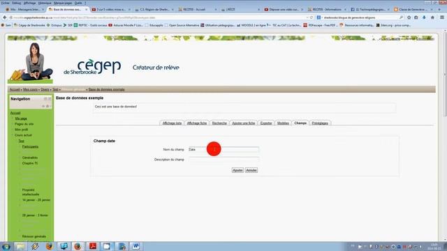 Moodle - Base de données смотреть онлайн