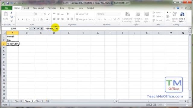 Excel - Link Data Between Worksheets in a Workbook in Excel смотреть онлайн