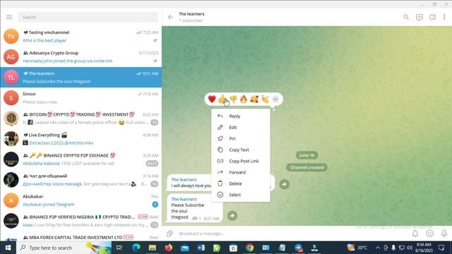 How To React In Telegram Desktop смотреть онлайн