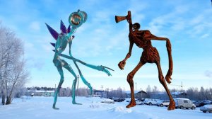 СИРЕНОГОЛОВЫЙ против ледяного сиреноголового