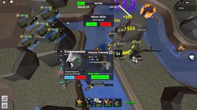 Solo HARDCORE WAVE 50 with Golden Cowboy || TDS ROBLOX смотреть онлайн