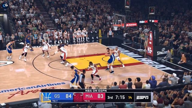 NBA 2K20 Ultra Graphics Mod! - '15-'16 Warriors vs '12-'13 Heat - Intense! - Full Gameplay! смотреть онлайн