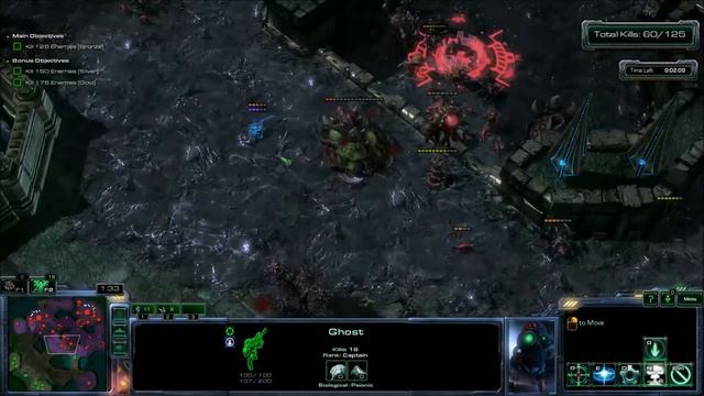 Gold on Covert Ops Starcraft 2 [2X Speed] смотреть онлайн