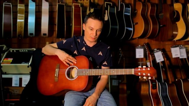 Амистар M-61-MH обзор гитары смотреть онлайн