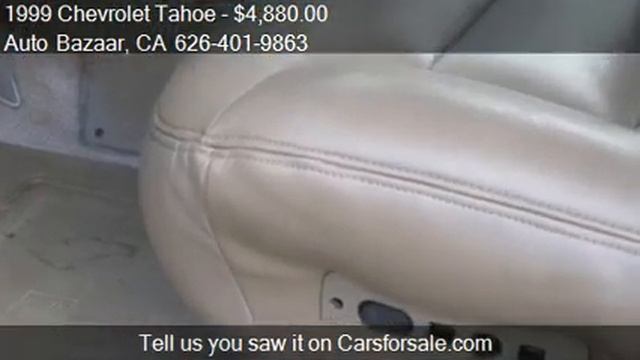 1999 Chevrolet Tahoe 4-Door 4WD for sale in El Monte, CA 917 смотреть онлайн