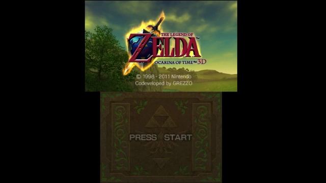 Ocarina of Time 3D [Start Screen Cinematic] смотреть онлайн