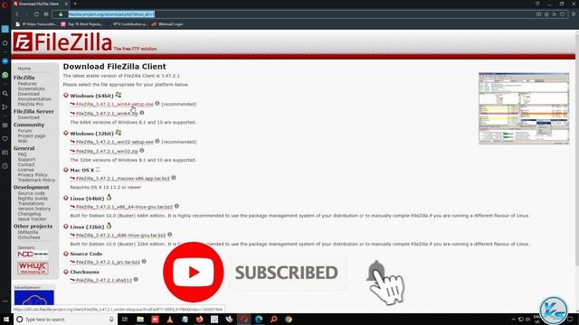 How To Download And Install FileZilla Client On Windows 10 смотреть онлайн