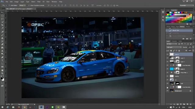Lightroom & Photoshop แต่งภาพ - VOLVO Denso team car by.Indegrapher смотреть онлайн