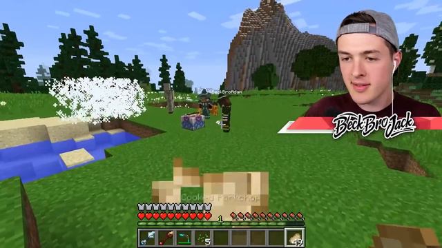 Playing as FIRE & ICE WIZARDS in Minecraft! (pets) смотреть онлайн