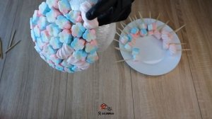 Букет из маршмеллоу своими руками за 20 минут. DIY. Как упаковать букет?