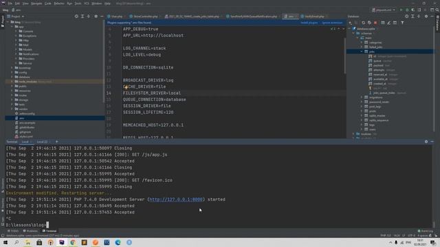 Laravel создание Блога 29. Отправка писем с использованием очередей. Создаем свой Notification клас смотреть онлайн