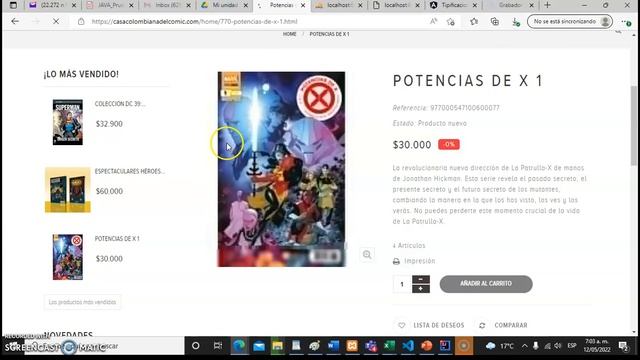JAVA SPRING BOOT - ANGULAR (TIENDACOMIC) смотреть онлайн