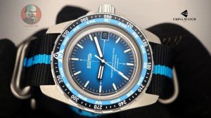 ЛЕГЕНДАРНЫЕ ЧАСЫ СИНИЙ ТУРИСТ 14054Б #ВОСТОК #АМФИБИЯ #2416