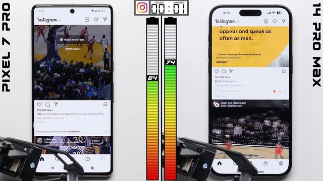 Google Pixel 7 Pro vs. iPhone 14 Pro Max Battery Test смотреть онлайн