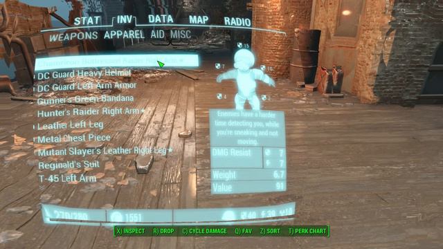 Fallout 4 Chameleon Amour Bug смотреть онлайн