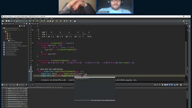Mathe Aufgabe 83 Pi in Java mit double und mit BigDecimal смотреть онлайн