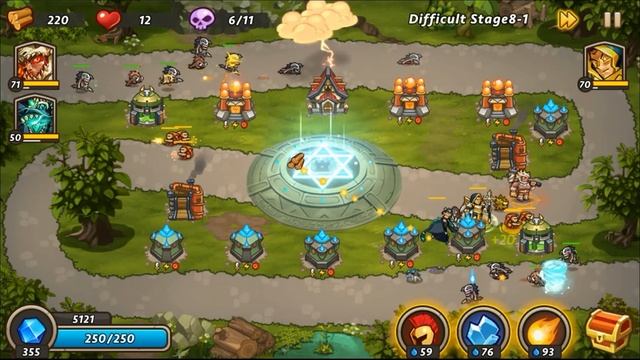 Castle Defense 2 - Hard - [8-1] #67 (3 Stars) [HD] - Secret Forest смотреть онлайн