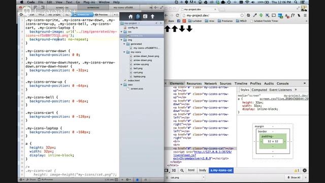 Sass Bites #16 - Compass Functions and Sprites смотреть онлайн