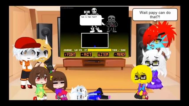 Undertale react to Disbelief Phase 1-4 смотреть онлайн