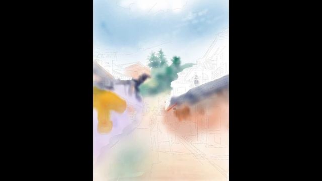 iPadで絵を描く! Tayasui Sketches Proで描いた京都清水の風景画（iPad Artwork 016） смотреть онлайн