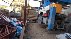 Ремонт автовышки, меняем масло  редуктора, заняли радиатор!!!,