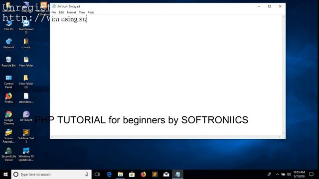 PHP Tutorial - first program in php смотреть онлайн