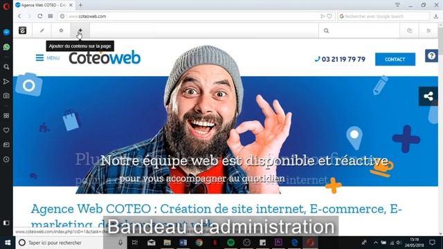 Tutoriel CMS Concrete5 - N°1 - Connexion et modification смотреть онлайн