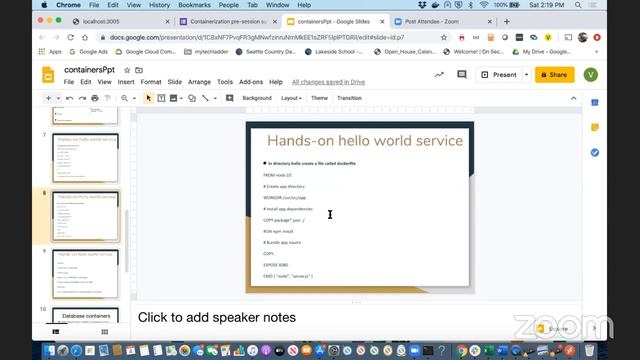 SDE Skills - Containerization Workshop смотреть онлайн