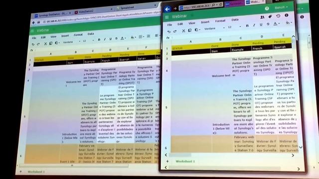 Synology Spreadsheet - DSM 6.0 смотреть онлайн