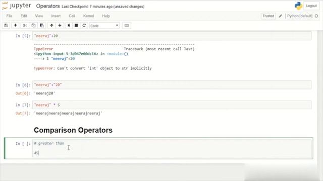 Understanding Operators / Introduction to Python Language / Part 3 / Tutorial For Beginners смотреть онлайн