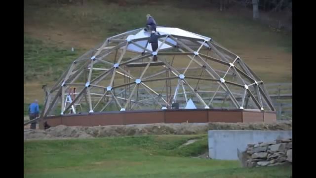 Скорость постройки купольного дома смотреть онлайн