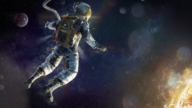 Astronaut Floating In Space - Live Wallpaper Screensaver - 4K Ultra HD 60fps #livewallpaper