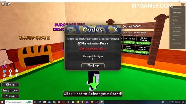 All Secret stand proud Codes 2023 | Codes for stand proud 2023 - Roblox Code смотреть онлайн