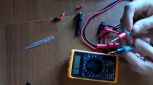 Крутые щупы для мультиметров с крокодилами в комплекте.