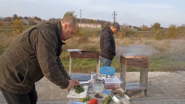 Татарский шашлык картошка с грибами и авакадо. Готовим для подпищиков. смотреть онлайн