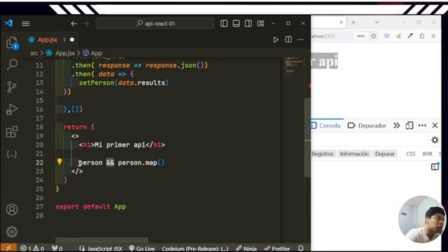 CONSUMIR UNA API CON REACT JS + Fetch + Hooks смотреть онлайн