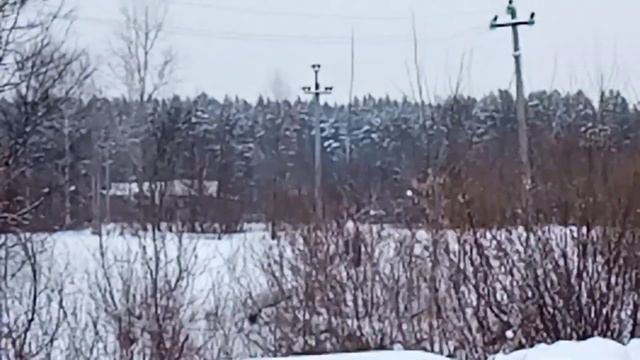 Зимний лес. Река во льду. Покатушки на Ниве смотреть онлайн