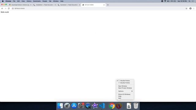 #2 First Flask app | Web development in Malayalam with Python Flask смотреть онлайн