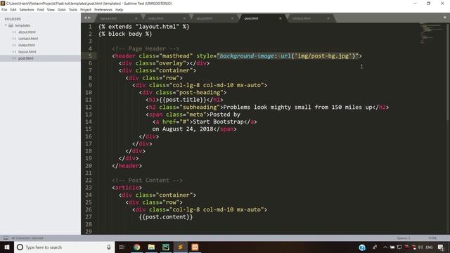 [Hindi] Creating Our First Flask Post In Hindi - Web Development Using Flask and Python #12 смотреть онлайн