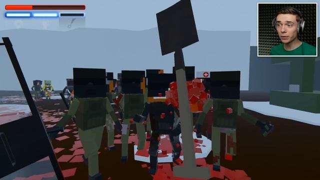 SPOOKY ROBOT FACTORY IN PAINT THE TOWN RED (Paint the Town Red Funny Gameplay) смотреть онлайн