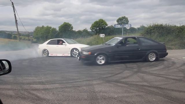 SR20 Toyota Altezza & Toyota Corolla AE86 Twincam Donuts