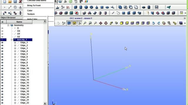 SCAD - DXF - gcad3d - STEP - Salome-Platfrom смотреть онлайн
