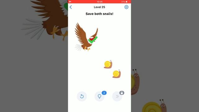 Save the snail! Easy Game Brain Test смотреть онлайн