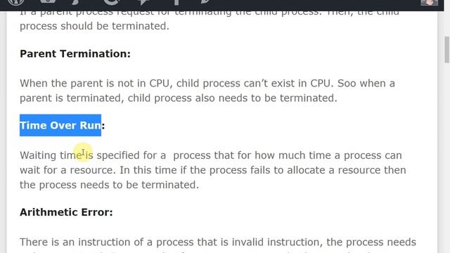 Process Termination in operating systems смотреть онлайн