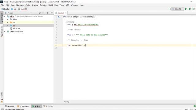 4.- Kotlin Primeros Pasos - Cadenas de texto y String Templates смотреть онлайн